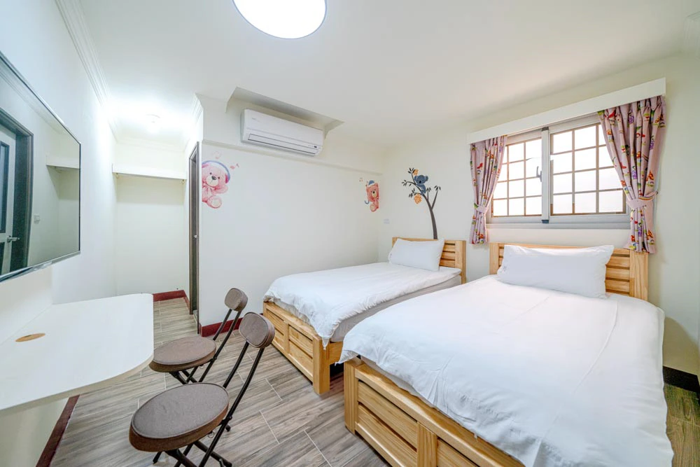 湯姆熊休閒會館 - 無尾熊溫馨雙人民宿房